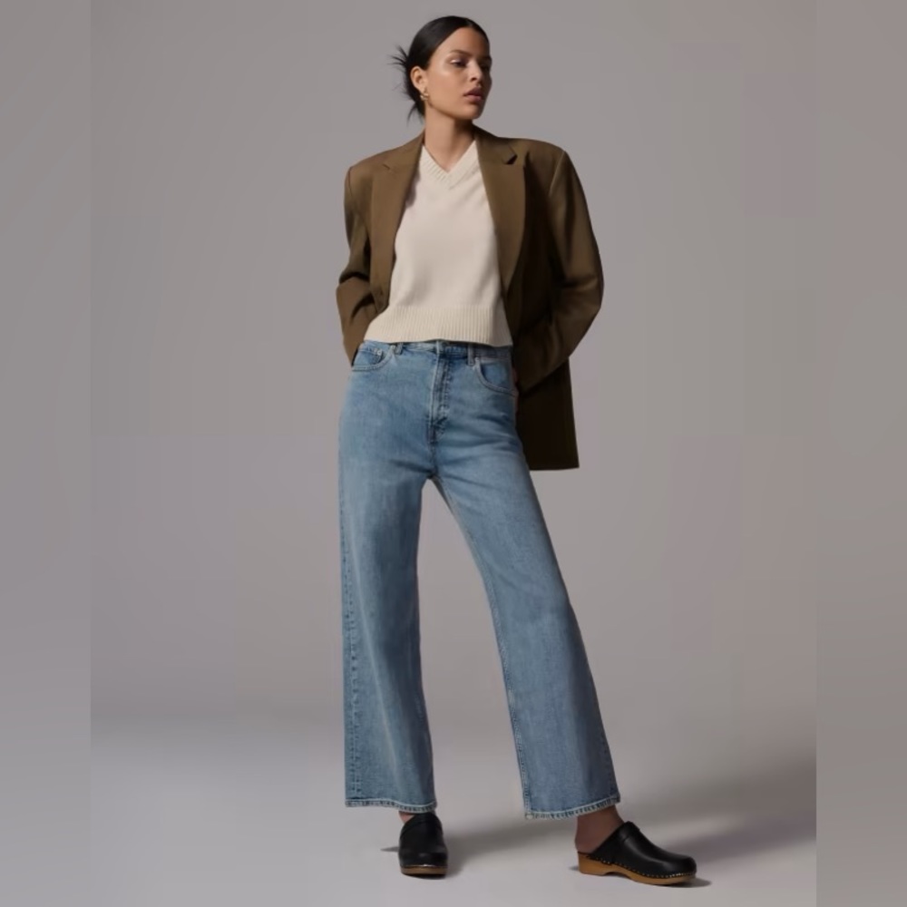 Everlane The Way-High® Sailor Jean 33 29.5" Inseam / Salt Water